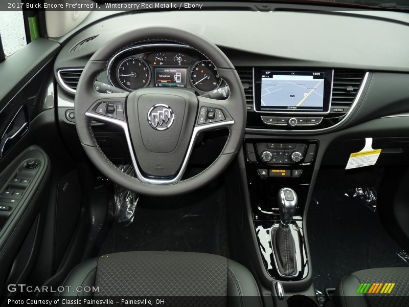 Dashboard of 2017 Encore Preferred II