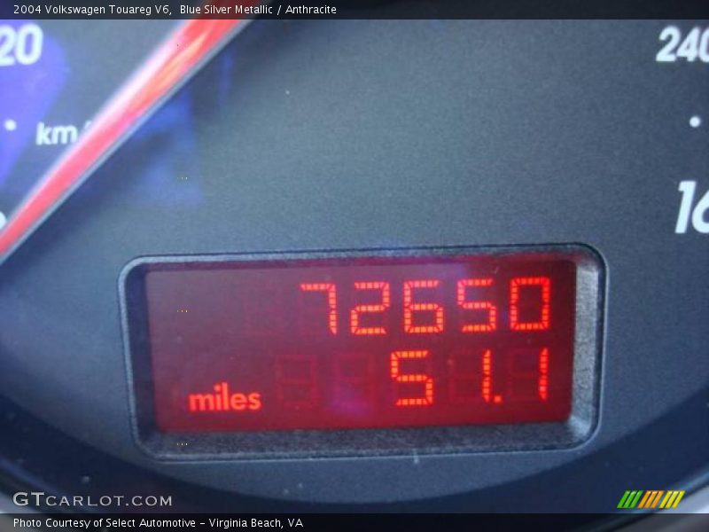 Blue Silver Metallic / Anthracite 2004 Volkswagen Touareg V6
