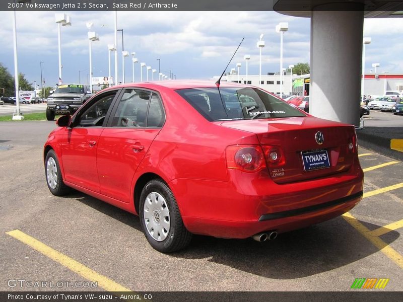 Salsa Red / Anthracite 2007 Volkswagen Jetta 2.5 Sedan