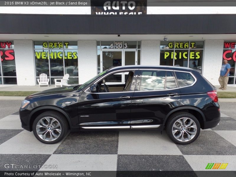 Jet Black / Sand Beige 2016 BMW X3 xDrive28i
