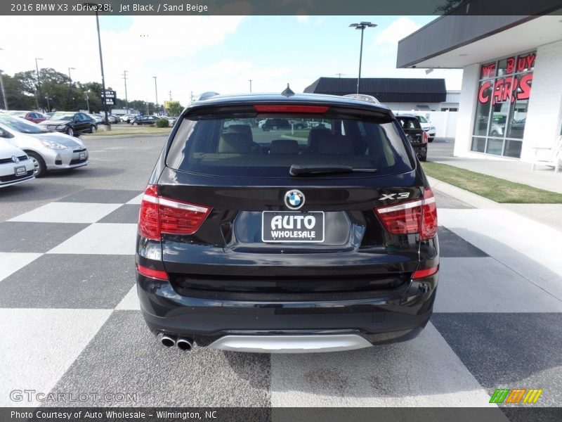 Jet Black / Sand Beige 2016 BMW X3 xDrive28i