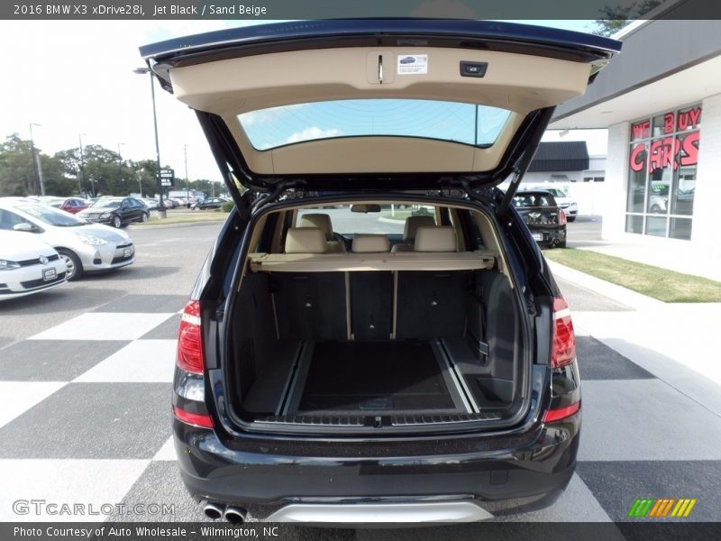Jet Black / Sand Beige 2016 BMW X3 xDrive28i