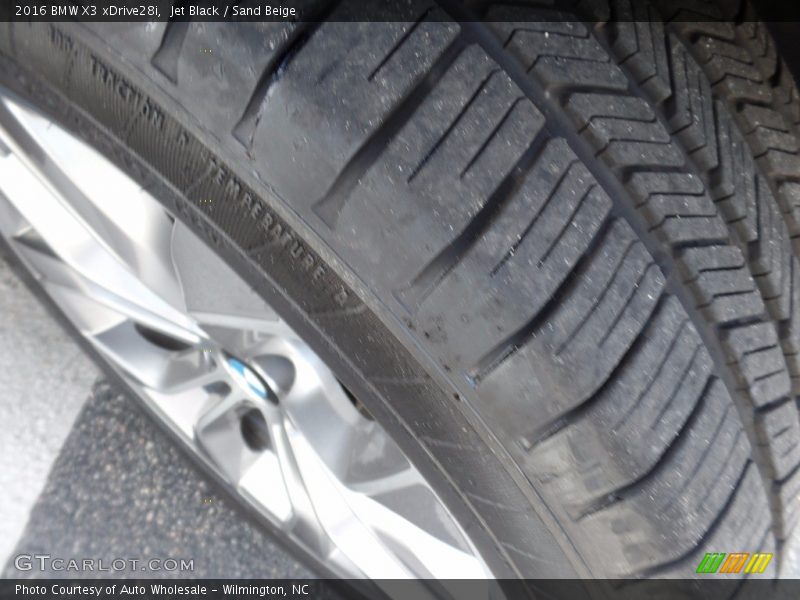 Jet Black / Sand Beige 2016 BMW X3 xDrive28i