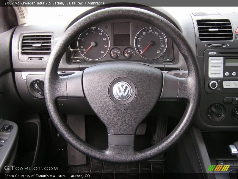Salsa Red / Anthracite 2007 Volkswagen Jetta 2.5 Sedan