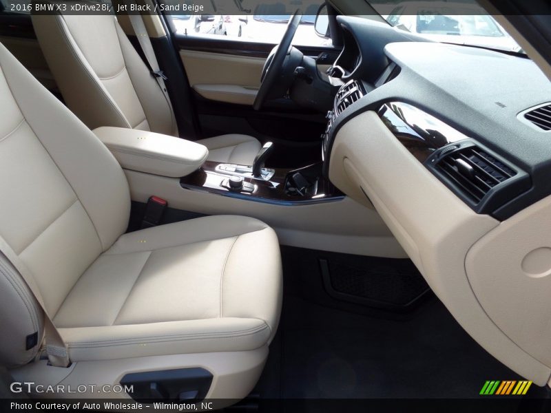 Jet Black / Sand Beige 2016 BMW X3 xDrive28i