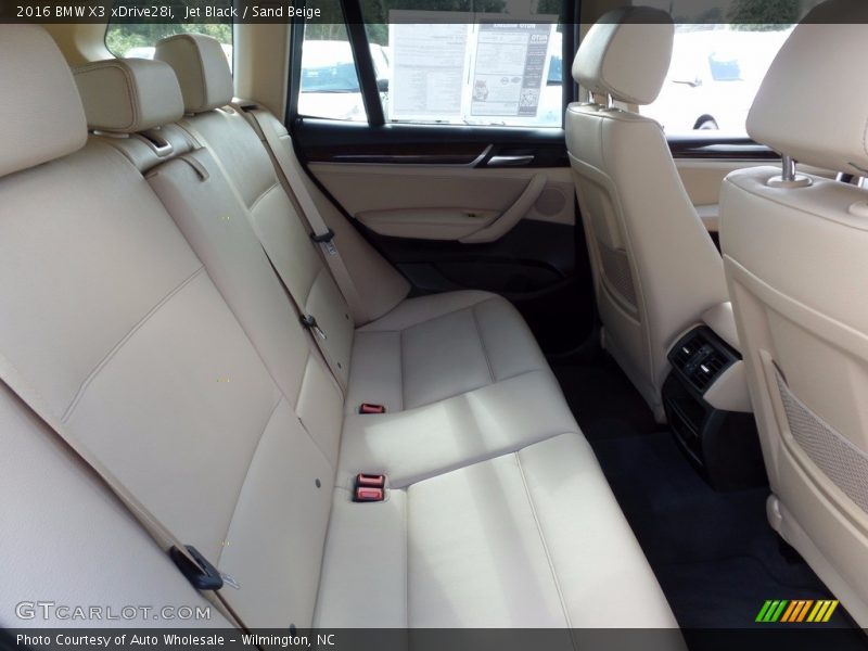 Jet Black / Sand Beige 2016 BMW X3 xDrive28i