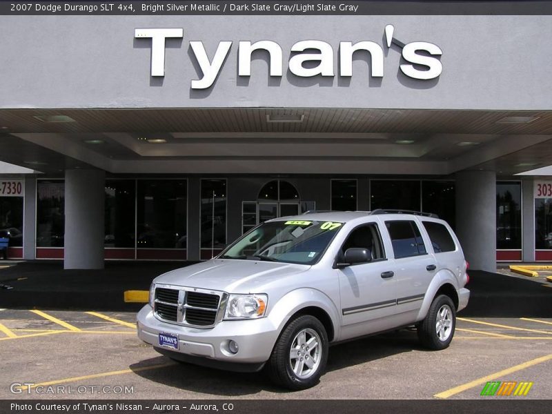 Bright Silver Metallic / Dark Slate Gray/Light Slate Gray 2007 Dodge Durango SLT 4x4