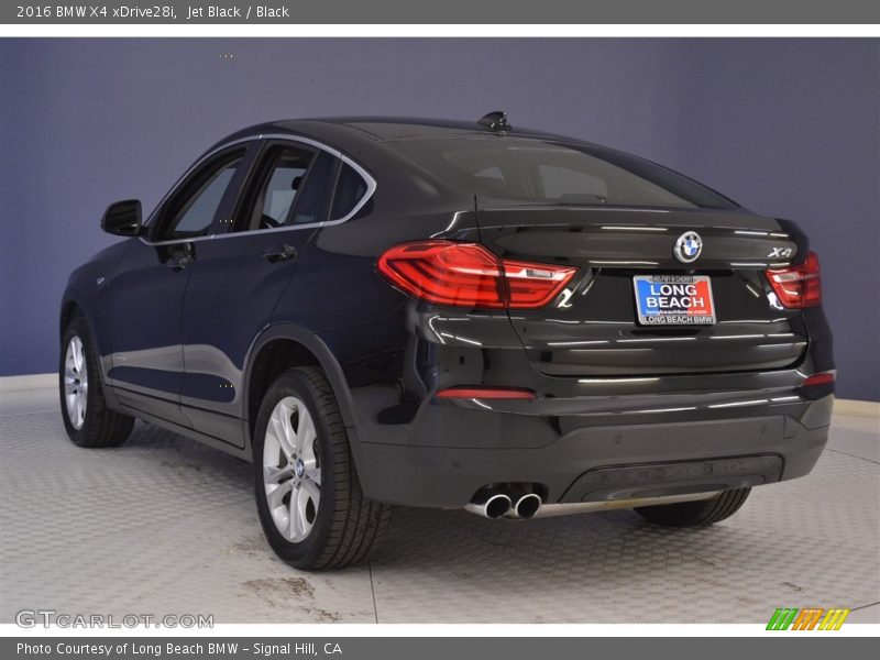 Jet Black / Black 2016 BMW X4 xDrive28i