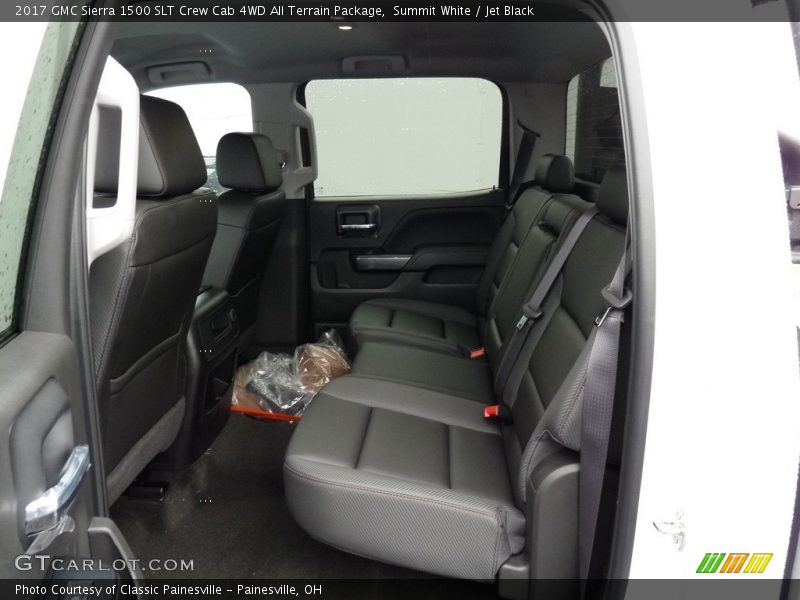 Rear Seat of 2017 Sierra 1500 SLT Crew Cab 4WD All Terrain Package