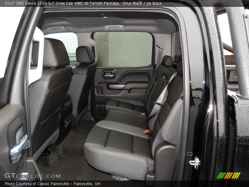 Rear Seat of 2017 Sierra 1500 SLT Crew Cab 4WD All Terrain Package