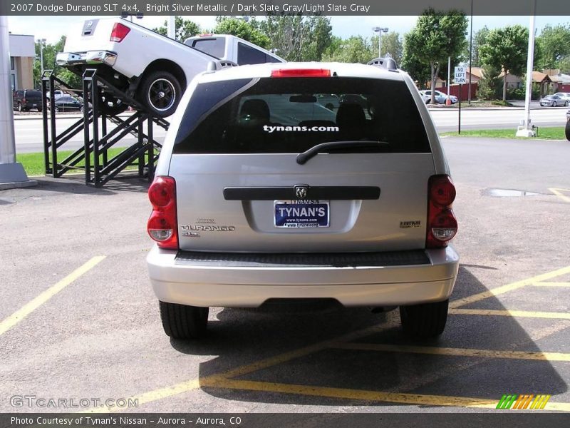 Bright Silver Metallic / Dark Slate Gray/Light Slate Gray 2007 Dodge Durango SLT 4x4