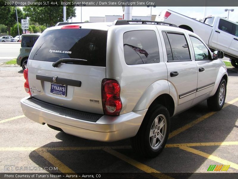 Bright Silver Metallic / Dark Slate Gray/Light Slate Gray 2007 Dodge Durango SLT 4x4