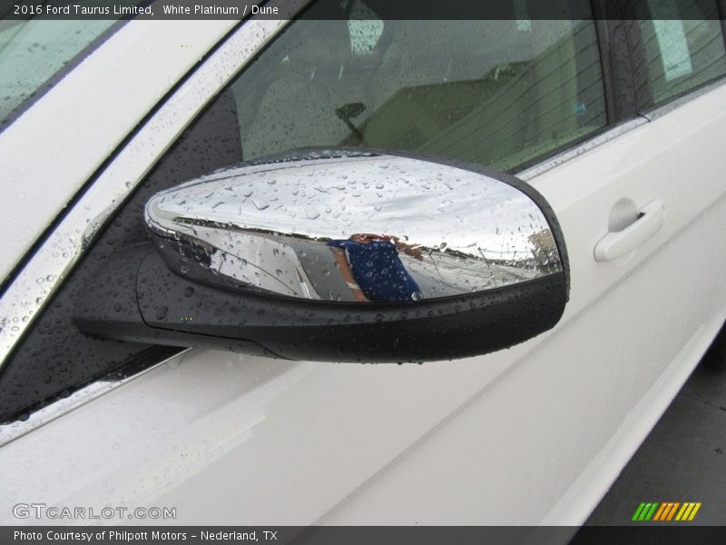 White Platinum / Dune 2016 Ford Taurus Limited