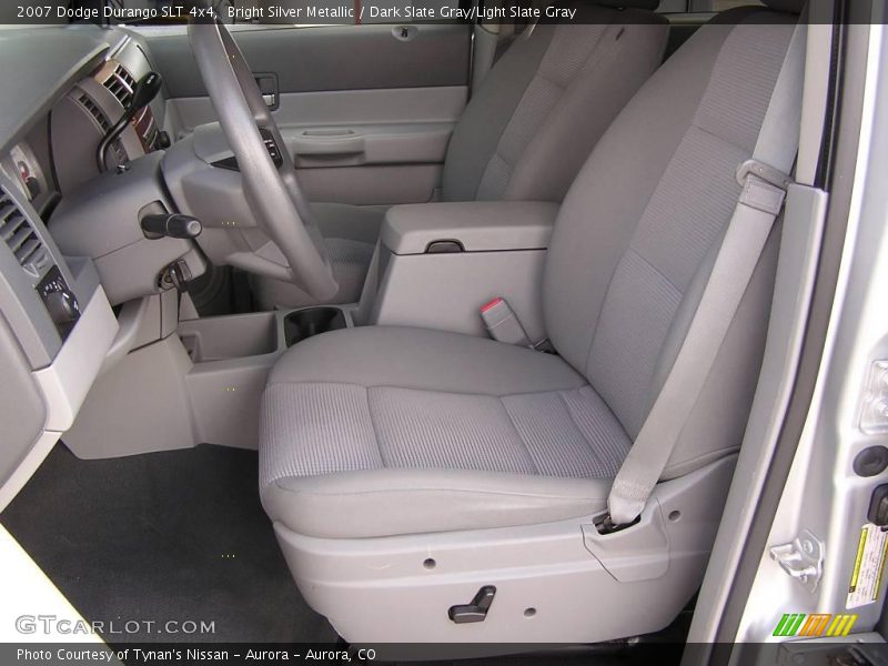 Bright Silver Metallic / Dark Slate Gray/Light Slate Gray 2007 Dodge Durango SLT 4x4