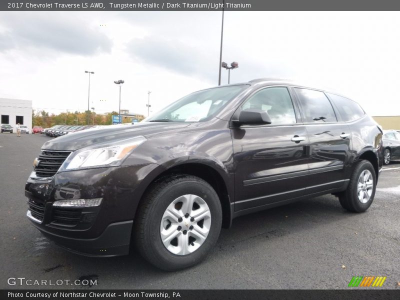 Tungsten Metallic / Dark Titanium/Light Titanium 2017 Chevrolet Traverse LS AWD