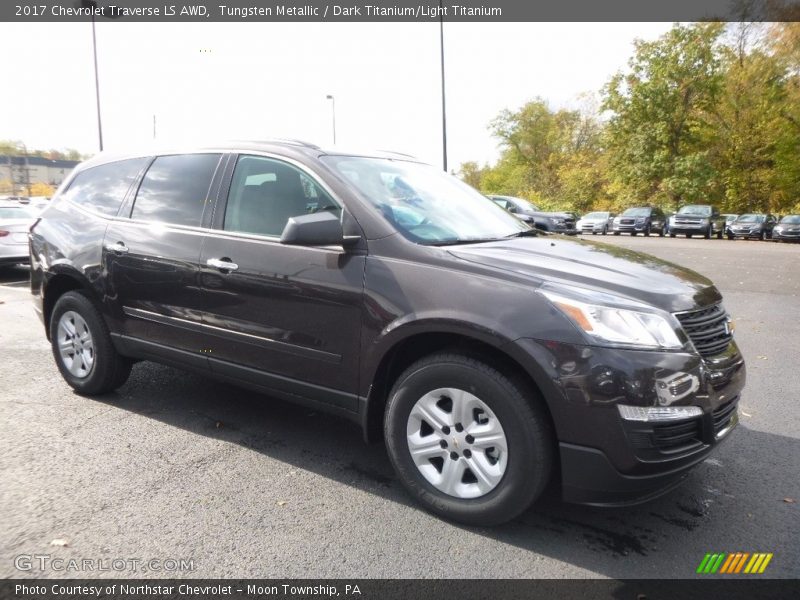 Tungsten Metallic / Dark Titanium/Light Titanium 2017 Chevrolet Traverse LS AWD