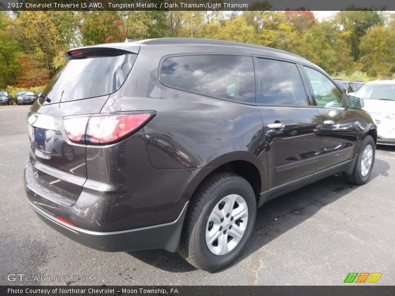 Tungsten Metallic / Dark Titanium/Light Titanium 2017 Chevrolet Traverse LS AWD