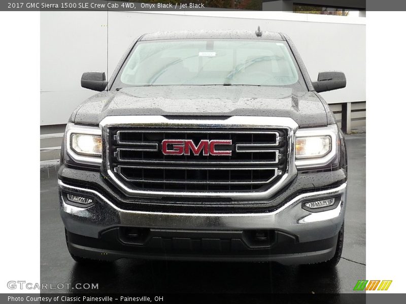 Onyx Black / Jet Black 2017 GMC Sierra 1500 SLE Crew Cab 4WD