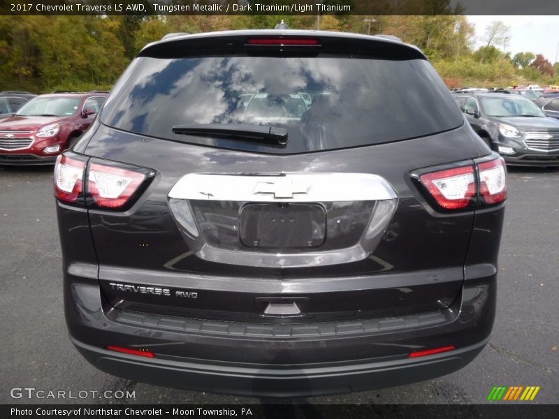 Tungsten Metallic / Dark Titanium/Light Titanium 2017 Chevrolet Traverse LS AWD