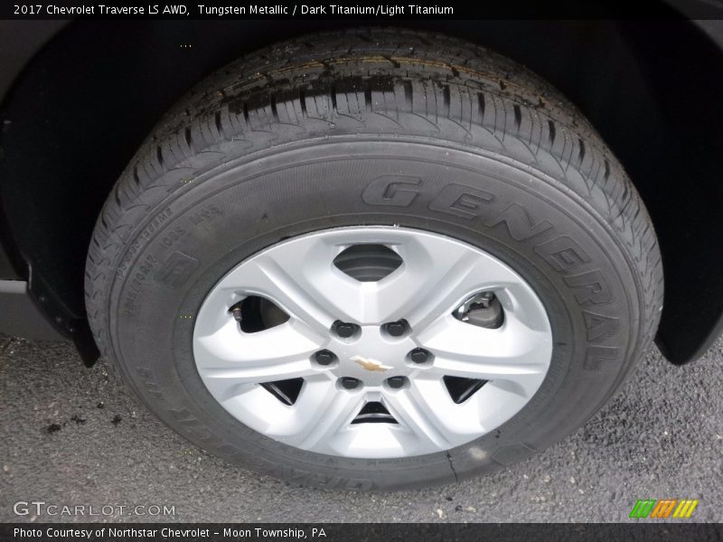 Tungsten Metallic / Dark Titanium/Light Titanium 2017 Chevrolet Traverse LS AWD
