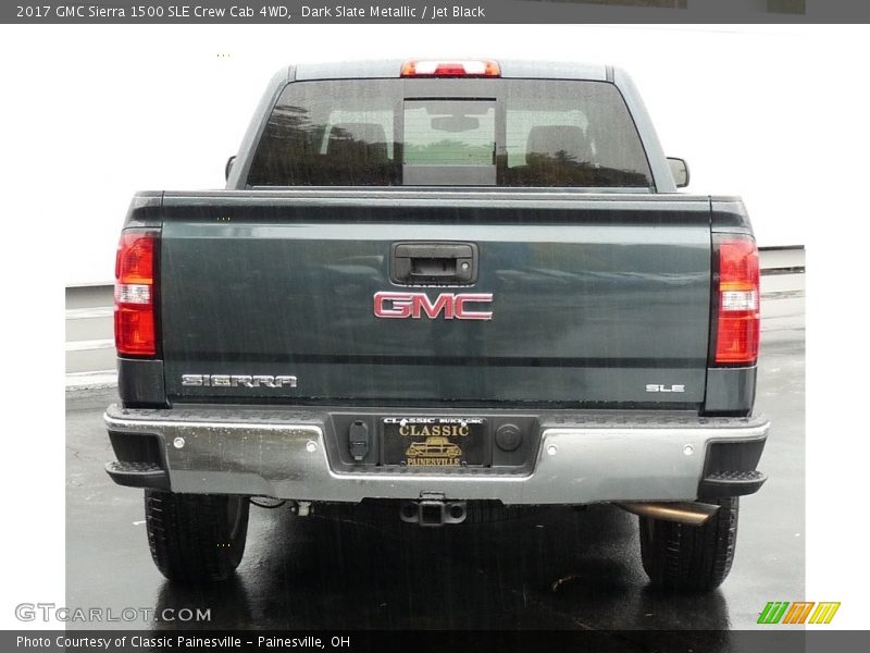 Dark Slate Metallic / Jet Black 2017 GMC Sierra 1500 SLE Crew Cab 4WD