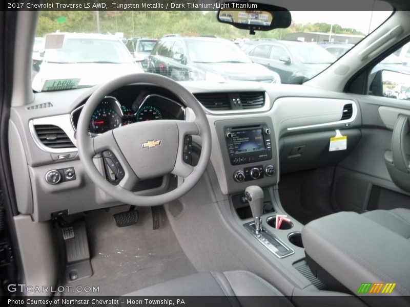 Tungsten Metallic / Dark Titanium/Light Titanium 2017 Chevrolet Traverse LS AWD