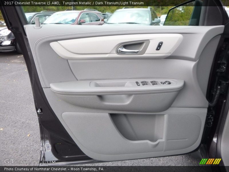 Tungsten Metallic / Dark Titanium/Light Titanium 2017 Chevrolet Traverse LS AWD