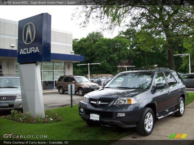 Sage Brush Green Pearl / Quartz 2006 Acura MDX