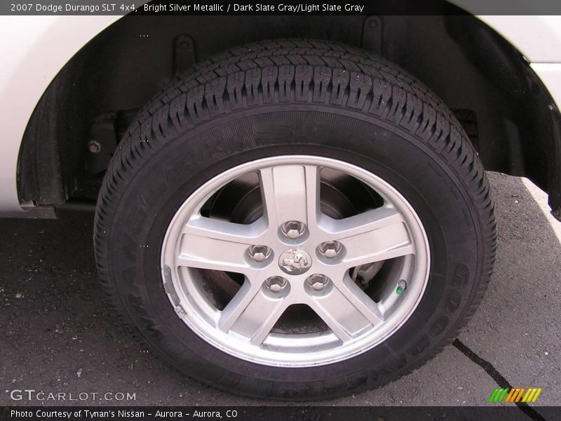 Bright Silver Metallic / Dark Slate Gray/Light Slate Gray 2007 Dodge Durango SLT 4x4