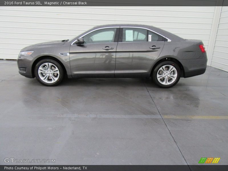 Magnetic / Charcoal Black 2016 Ford Taurus SEL