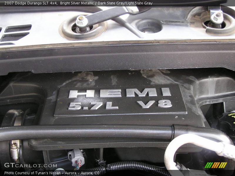 Bright Silver Metallic / Dark Slate Gray/Light Slate Gray 2007 Dodge Durango SLT 4x4