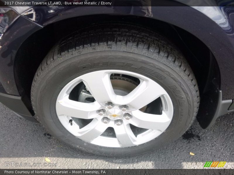 Blue Velvet Metallic / Ebony 2017 Chevrolet Traverse LT AWD