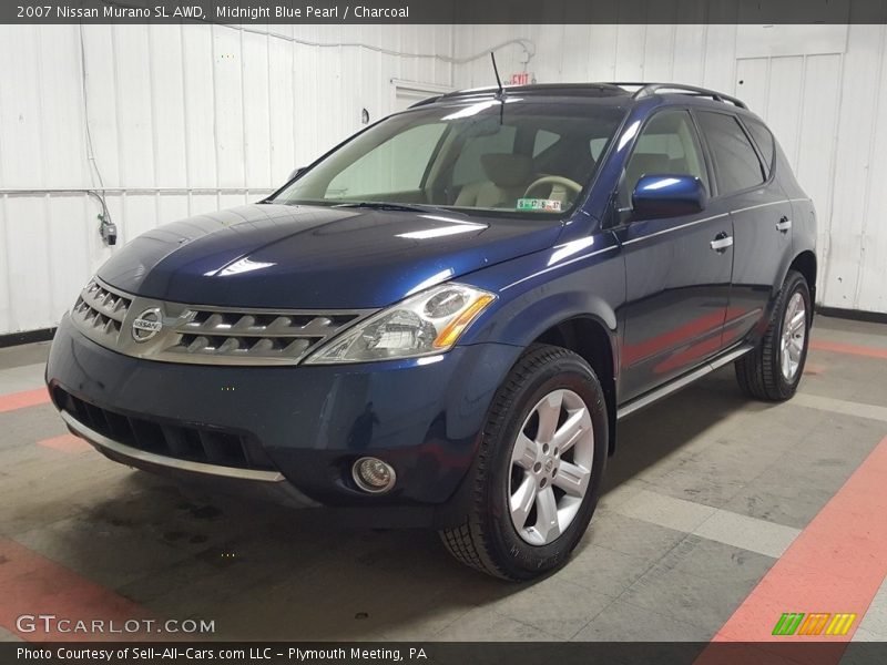 Midnight Blue Pearl / Charcoal 2007 Nissan Murano SL AWD