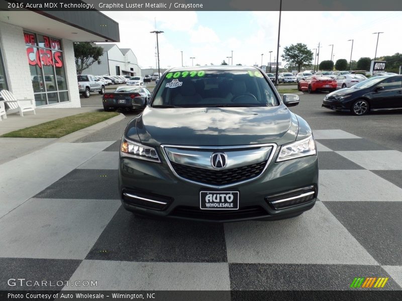 Graphite Luster Metallic / Graystone 2016 Acura MDX Technology