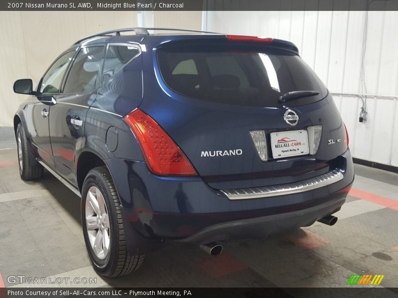 Midnight Blue Pearl / Charcoal 2007 Nissan Murano SL AWD