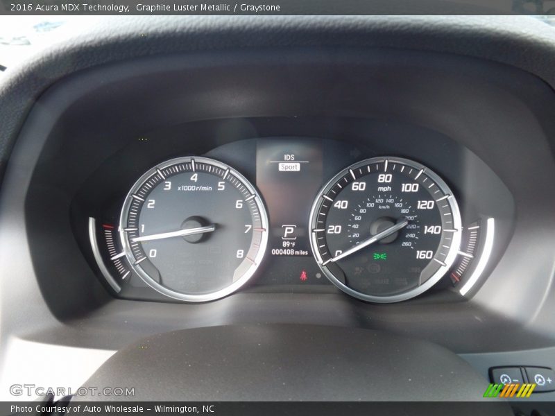 Graphite Luster Metallic / Graystone 2016 Acura MDX Technology