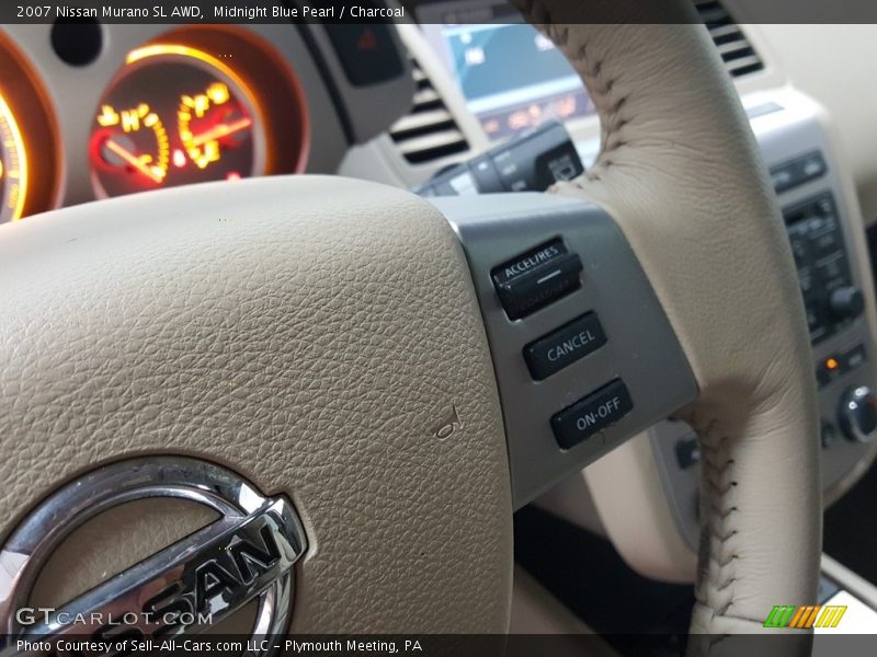 Midnight Blue Pearl / Charcoal 2007 Nissan Murano SL AWD