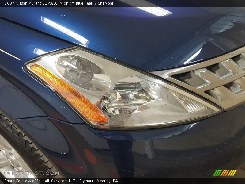 Midnight Blue Pearl / Charcoal 2007 Nissan Murano SL AWD