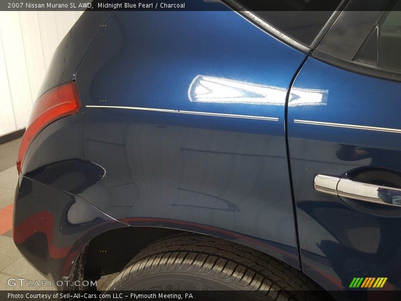 Midnight Blue Pearl / Charcoal 2007 Nissan Murano SL AWD