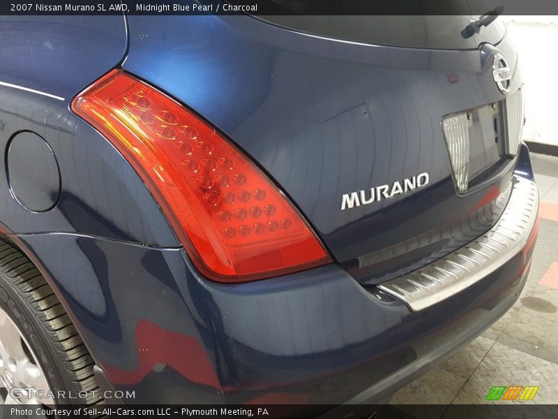 Midnight Blue Pearl / Charcoal 2007 Nissan Murano SL AWD