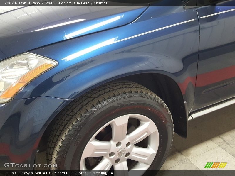 Midnight Blue Pearl / Charcoal 2007 Nissan Murano SL AWD