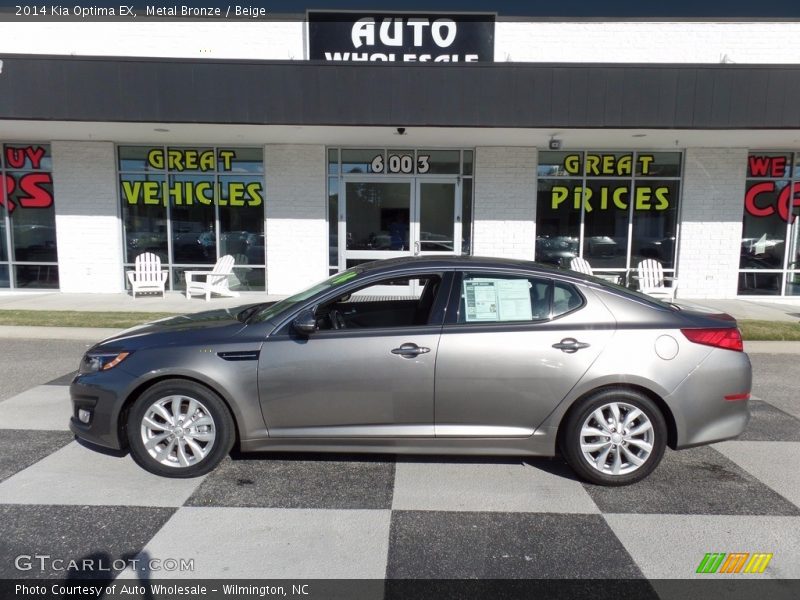 Metal Bronze / Beige 2014 Kia Optima EX