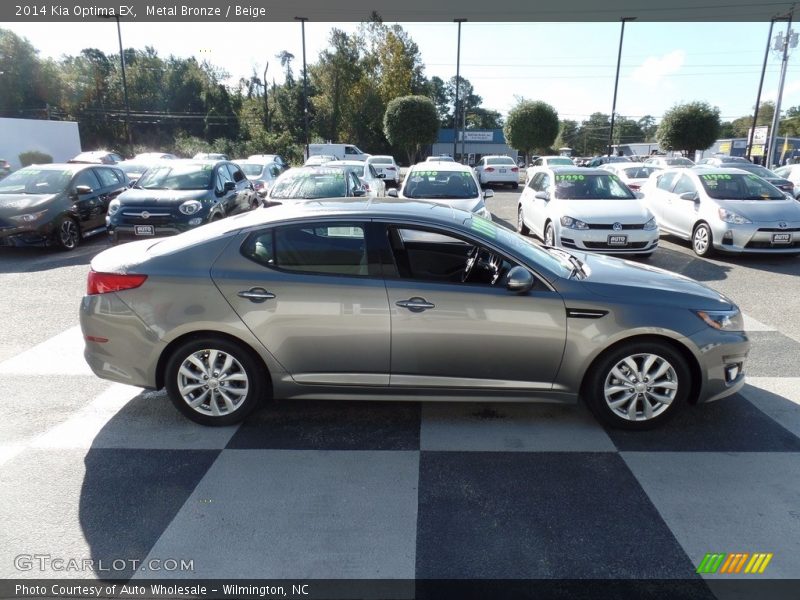 Metal Bronze / Beige 2014 Kia Optima EX