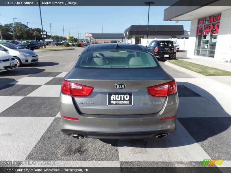 Metal Bronze / Beige 2014 Kia Optima EX