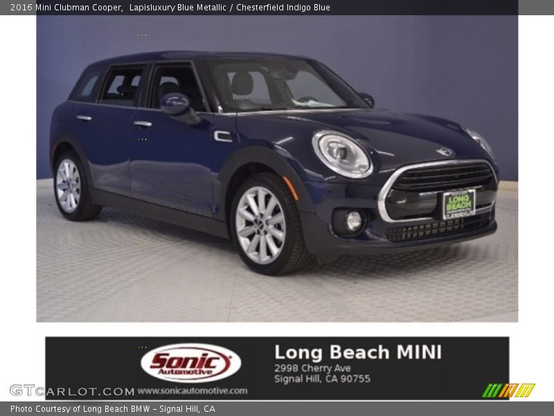 Lapisluxury Blue Metallic / Chesterfield Indigo Blue 2016 Mini Clubman Cooper