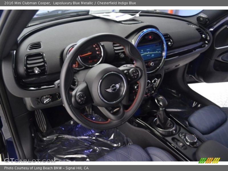 Lapisluxury Blue Metallic / Chesterfield Indigo Blue 2016 Mini Clubman Cooper