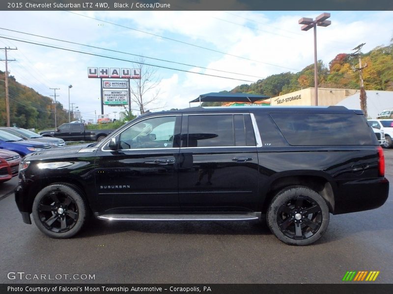 Black / Cocoa/Dune 2015 Chevrolet Suburban LTZ 4WD