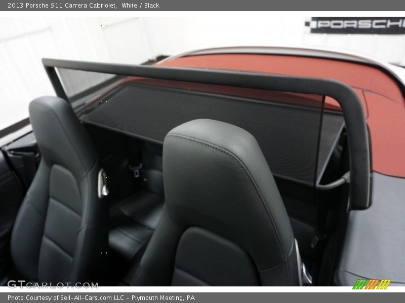 White / Black 2013 Porsche 911 Carrera Cabriolet