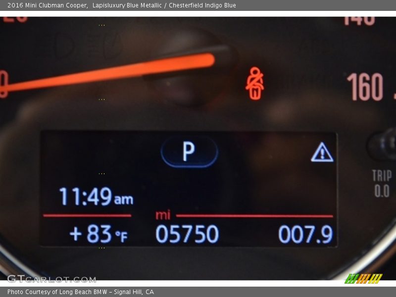 Lapisluxury Blue Metallic / Chesterfield Indigo Blue 2016 Mini Clubman Cooper