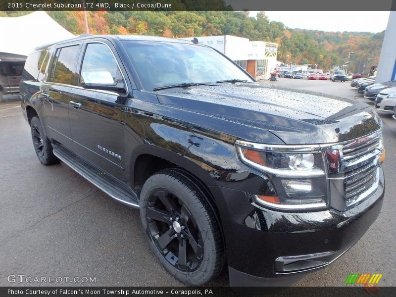 Black / Cocoa/Dune 2015 Chevrolet Suburban LTZ 4WD